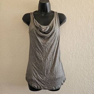 Michael Stars Lace Cowl Neck Tank Top
